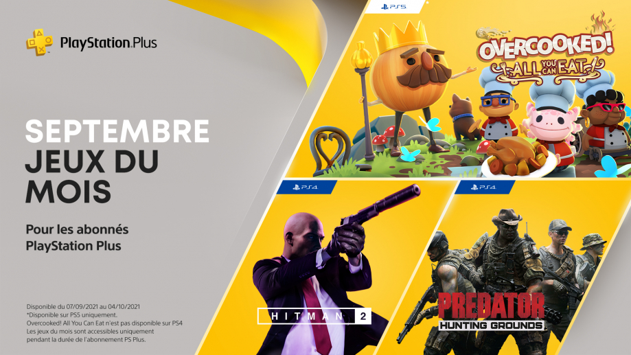 PlayStation Plus - Septembre 2021