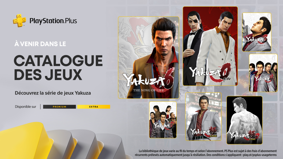 PlayStation Plus - Série Yakuza