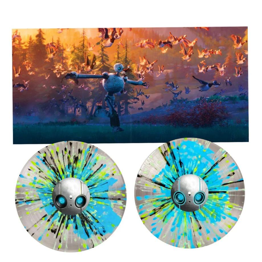 EAN : 0850068977000 - The Wild Robot | Édition Limitée Double Vinyle Bleu Transparent et Vert Menthe