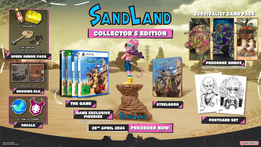 Edition collector Sand Land avec Steelbook