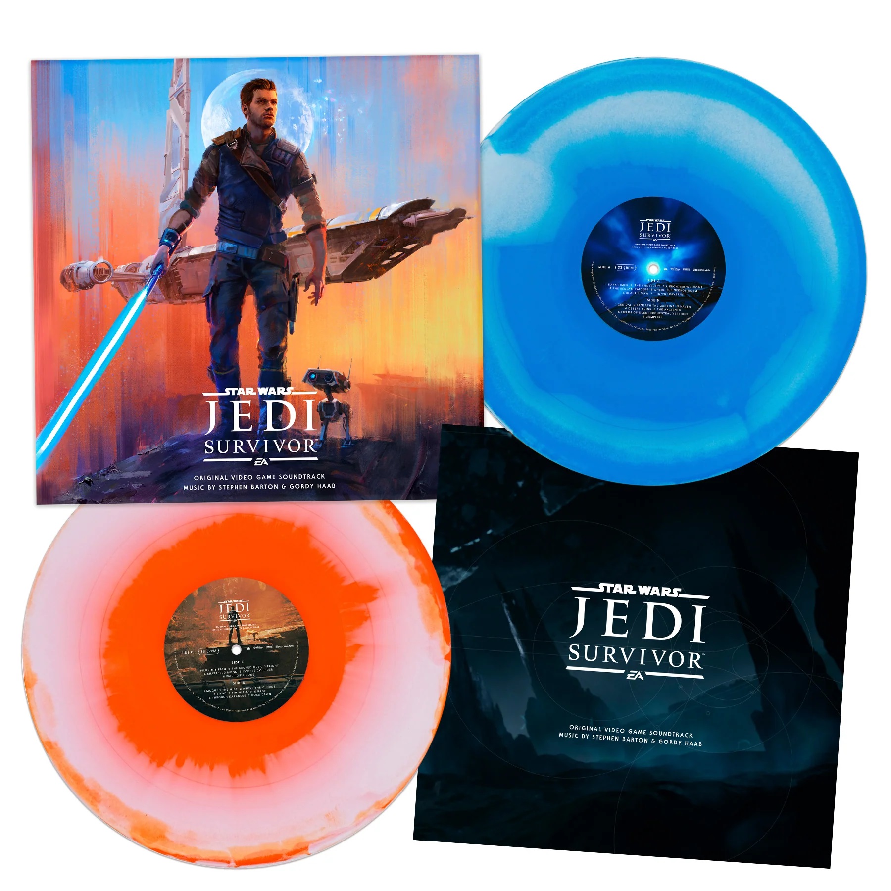EAN :  0850053152566 Star Wars Jedi : Survivor | Double Vinyle Coloré
