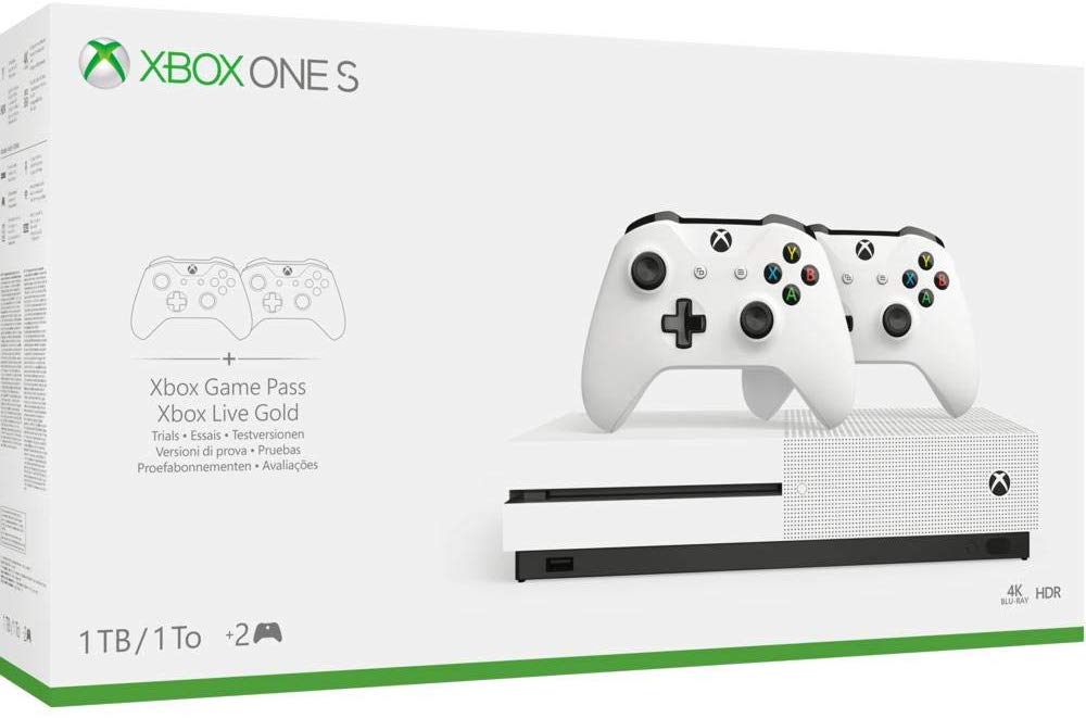 xbox one s 2 manettes
