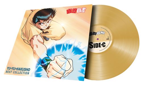 YuYu-Hakusho-Best-Collection-Edition-Limitee-Exclusivite-Fnac-Vinyle-Rouge-et-Or