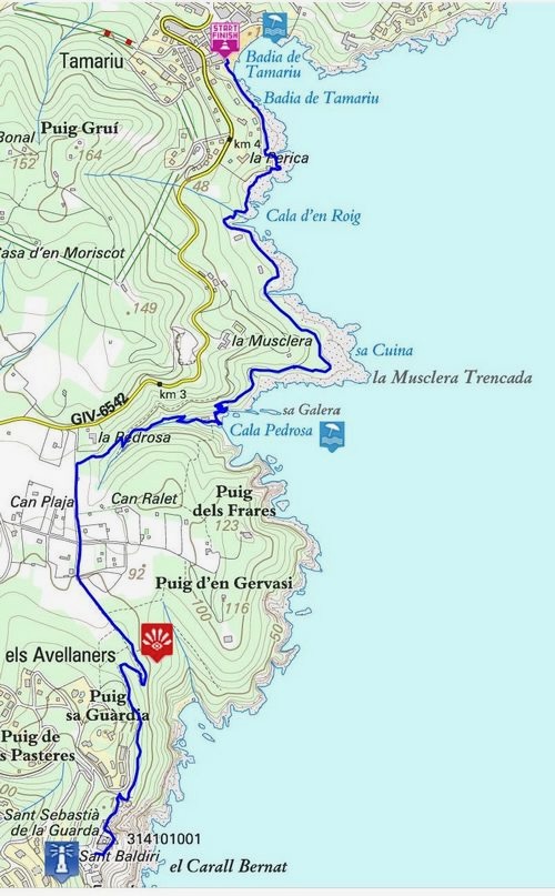 Carte-chemin-de-ronde-Tamariu-–-Sant-Sebastia