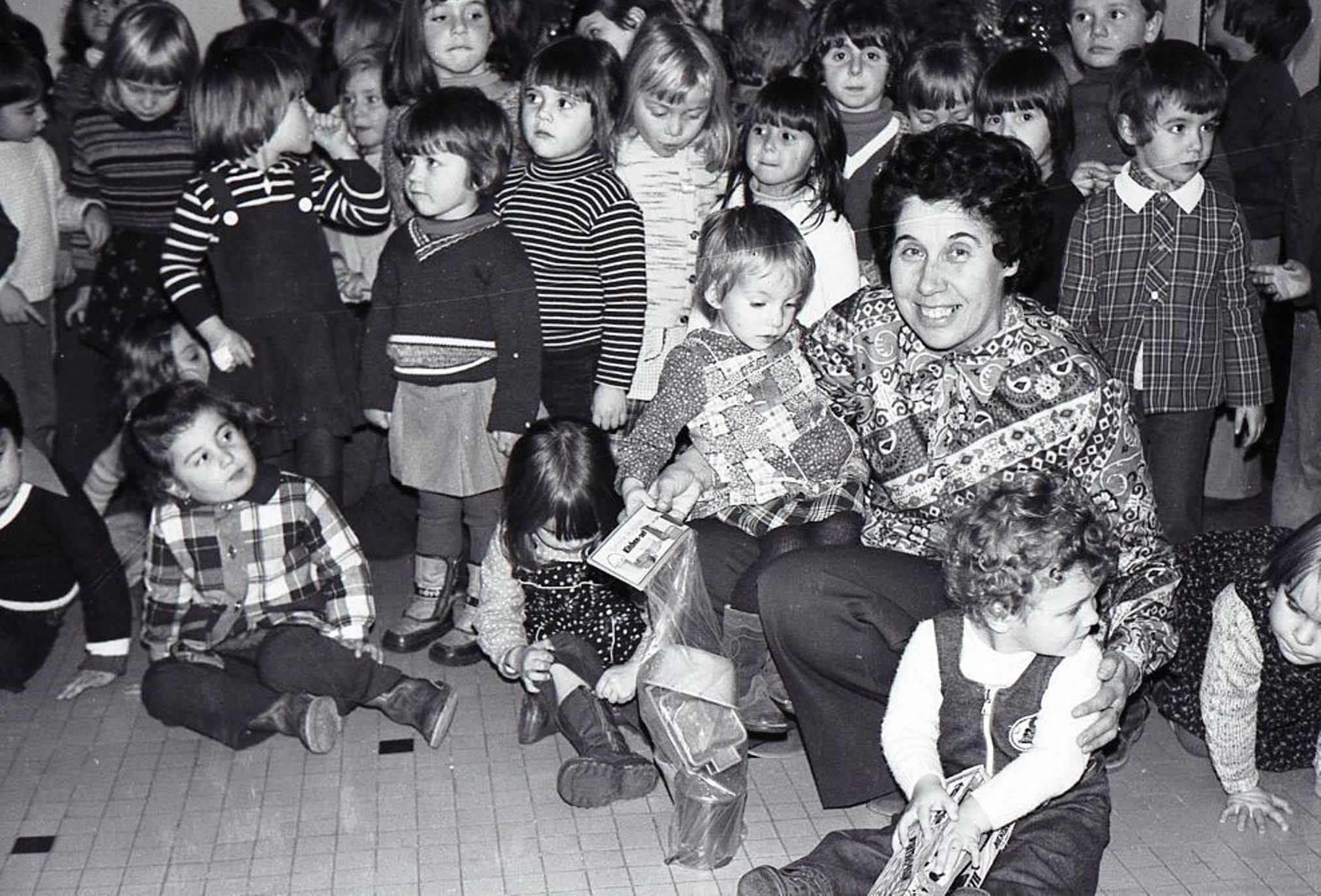 Mlle Simone ALADENIZE ( 1926/2021), directrice de l'école maternelle de 1961 à 1983.
© Michel LAPORTE
