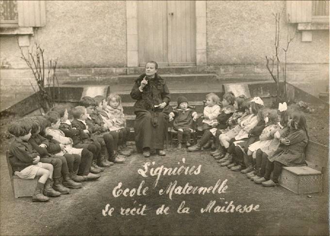 Classe de Mme THIDET vers 1920
Coll. Les Mangeurs de Grenouilles