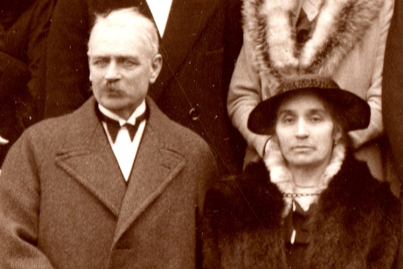 Louis DEMAY (1876/1941), ancien maire de Lignières, et son épouse Alice LAURENT (1881/1940). 
Coll. Romain PERSONNAT
