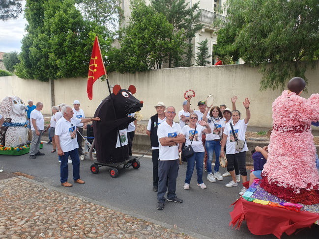 Dimanche 19 mai 2024- Sortie du Rat au corso fleuri de Servian-