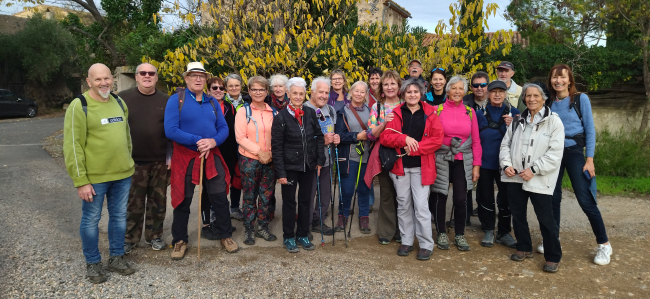 26/11/2024 : groupe marches actives - Caux vers Nizas