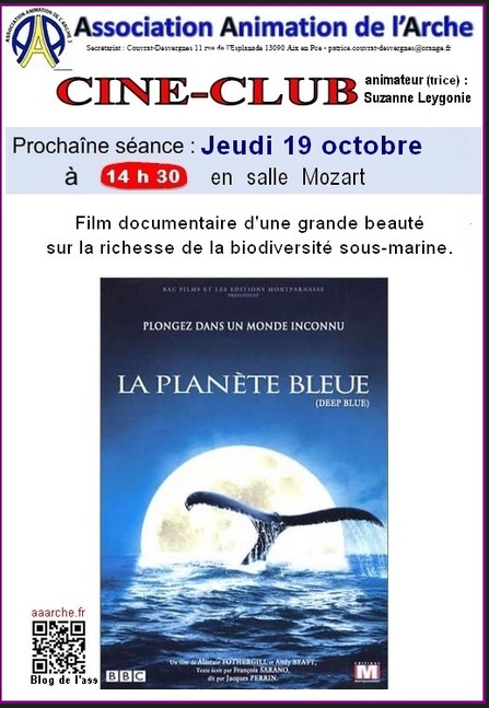 la planète bleue 19-10-2023