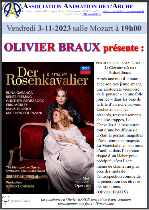 Olivier Braux le chevalier a la rose 3-11-2023