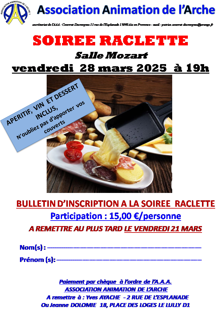 soirée raclette