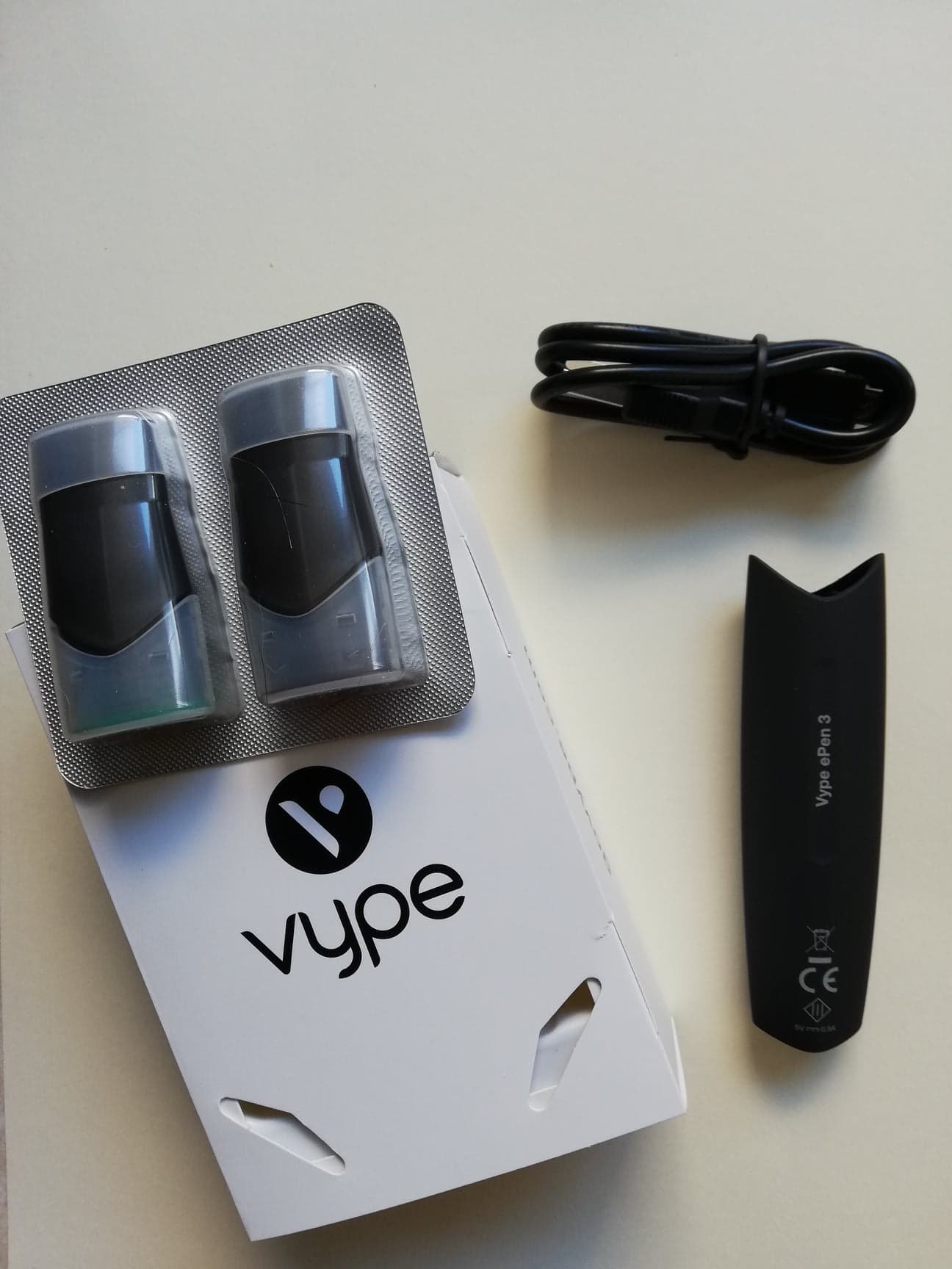 Epen3  de chez Vype
Cigarette électronique