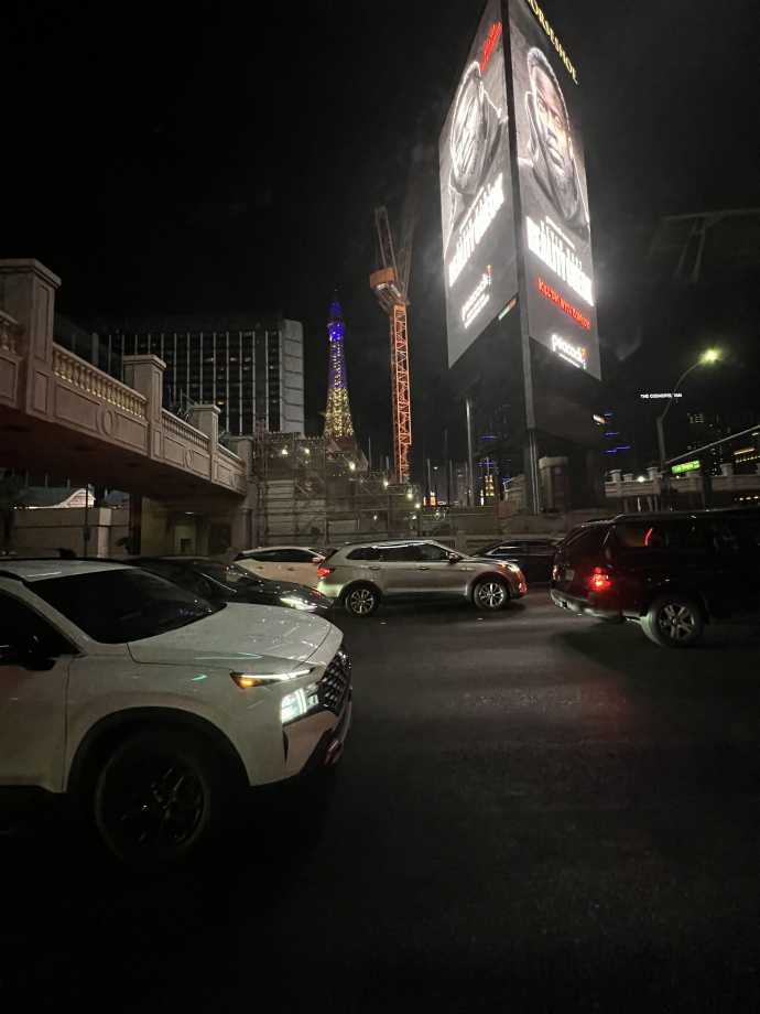 Samedi 15 Juillet au soir, nous avons découvert Las Vegas de nuit, c’était magique
