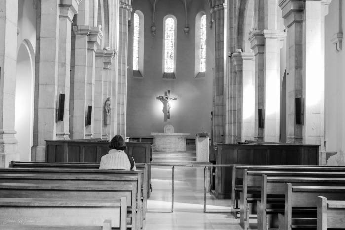 Eglise de l'abbaye de Lérins, sur l'ile Saint Honorat (NB)