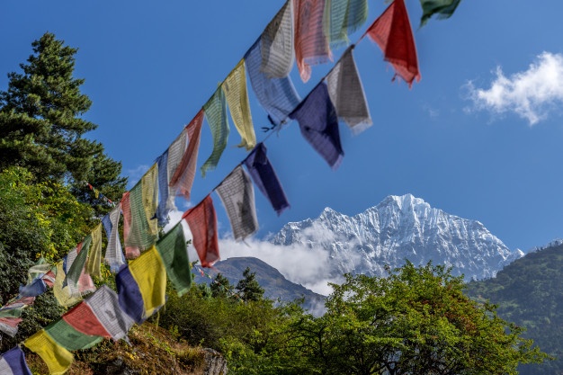 Vue du Mont Everest (Népal)
