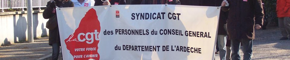 BROUILLON-Syndicat CGT des personnels du Département de l'Ardèche