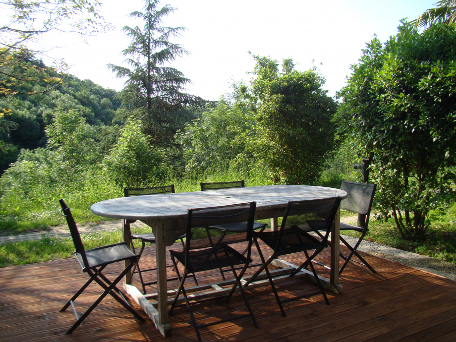 Terrasse du gîte