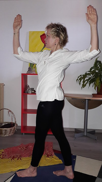 Le Kâ, posture du yoga égyptien, par Nathalie Rolland