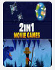 L'affiche du jeu « 2in1 Movie Games »