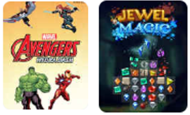 Les affiches de 2 jeux en ligne