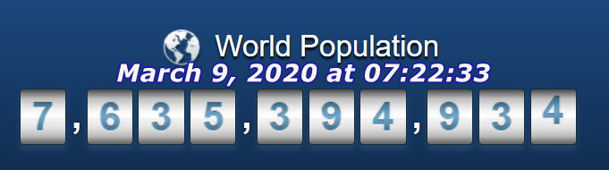 World Pop - March 9, 2020 at 07h22m33s