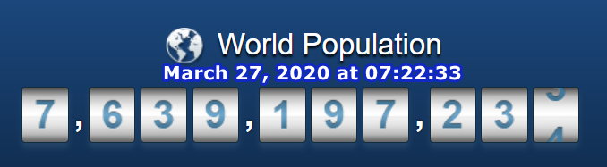 World Population - March 27 at 07h22m33s