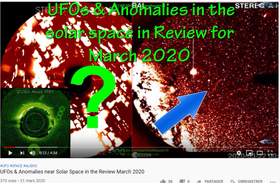 Soleil ovnis mars 2020