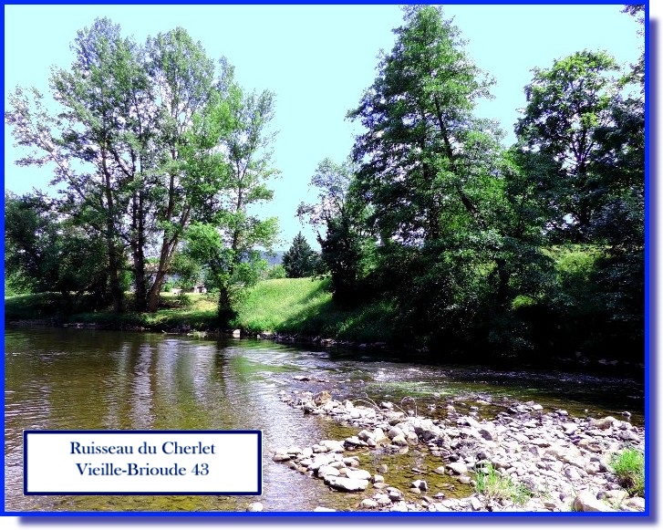 Ruisseau du cherlet commune de vieille brioude 43 photo Guy PEGERE