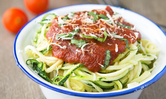 spagheti-courgettes