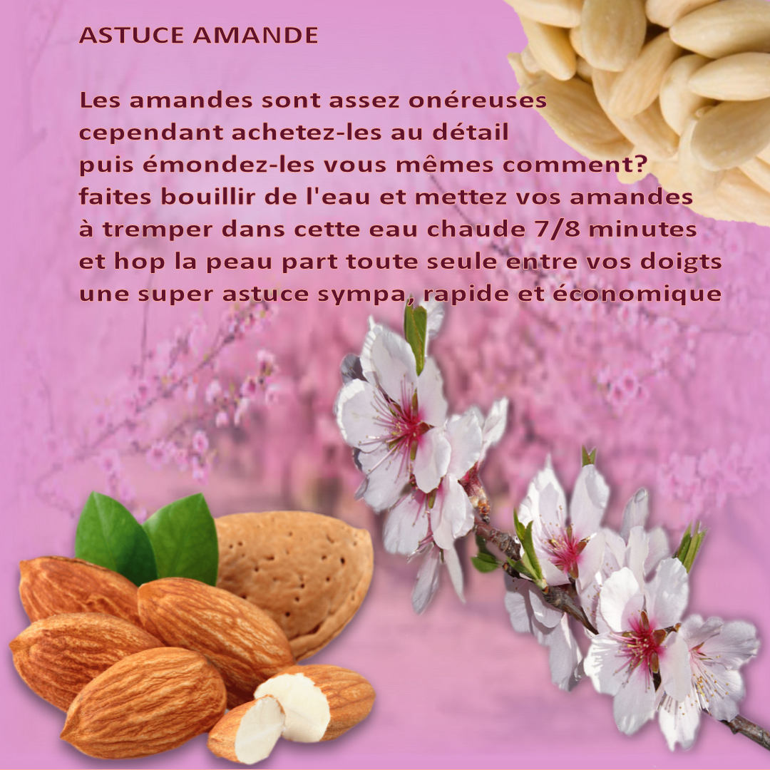 Astuces amandes