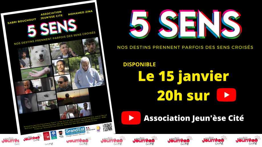 5 SENS dispo le 15 janvier 20h sur Ytb