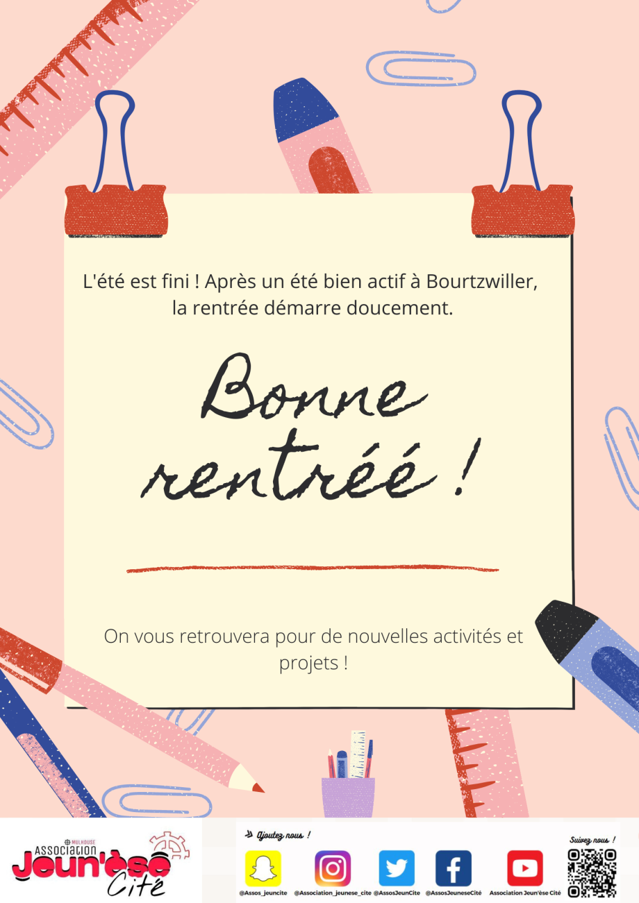 Bonne rentrée