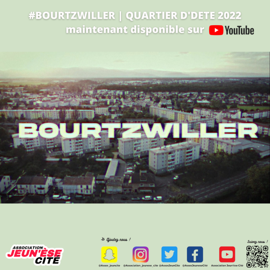 #BOURTZWILLER  QUARTIER D\'DETE 2022 maintenant disponible sur
