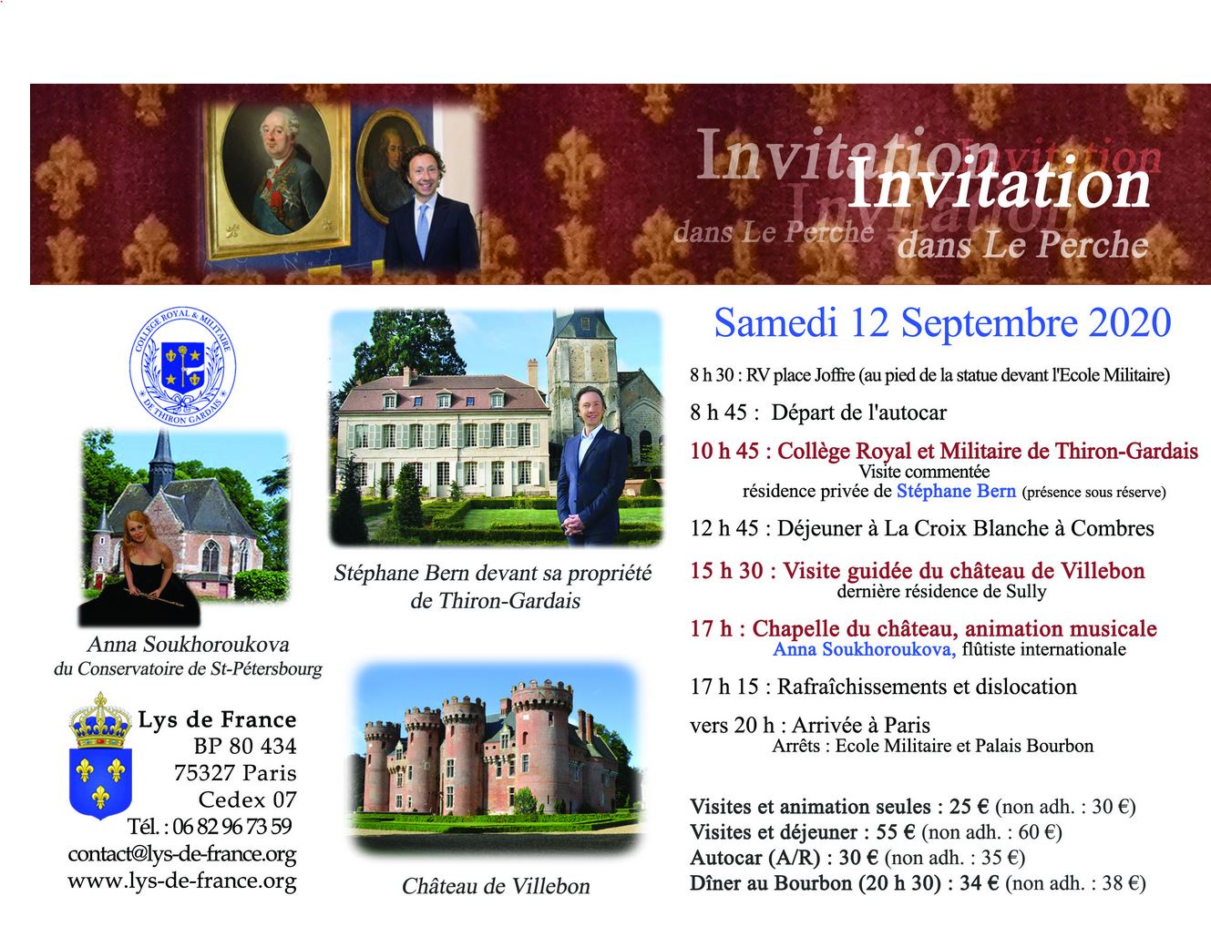 Invitation du 12 Septembre