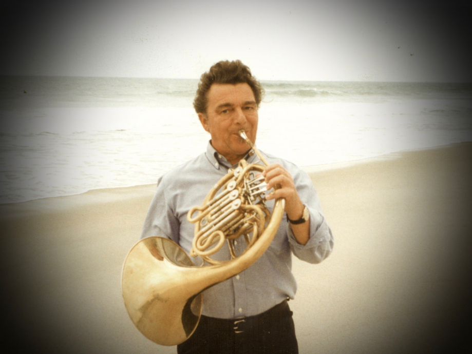 Hermann Baumann at California beach