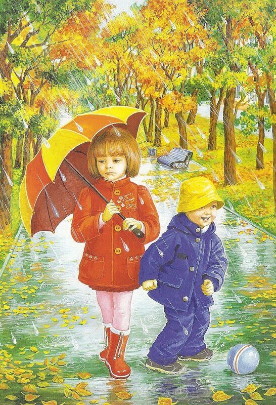 Promenade sous la pluie