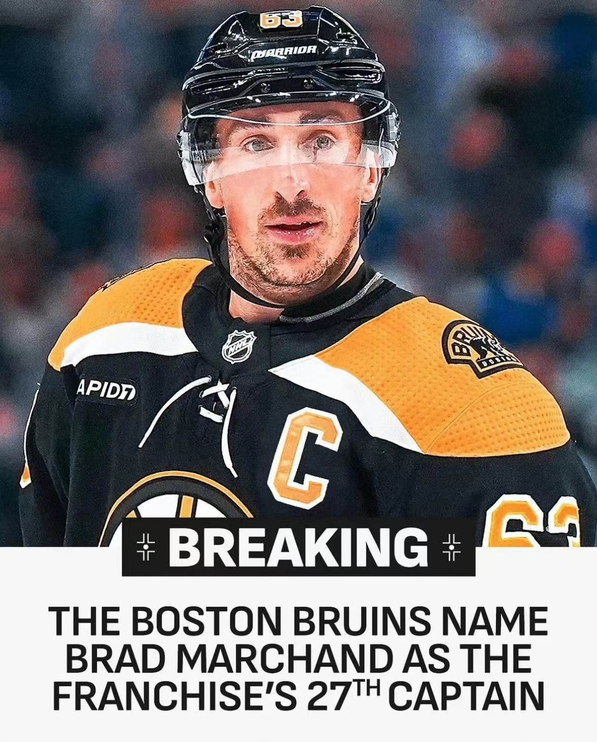 Brad Marchand becomes captain, Bruins create a new legendary era