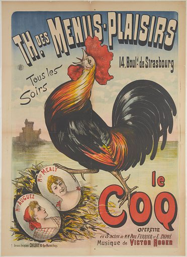 YP0076057_Menus-Plaisirs-Theater-14-Boulevard-de-Strasbourg-Rooster-Operetta-in-3-acts-by-MM-Paul-Ferrier-and-E-Depre