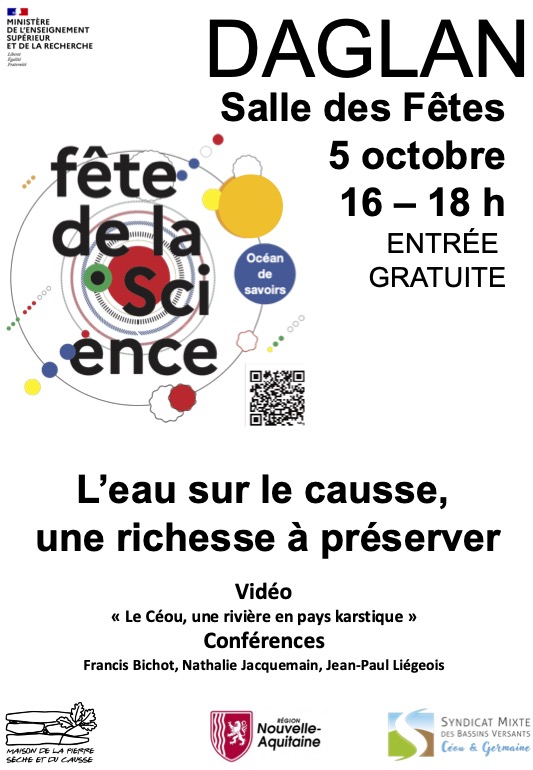 Affiche Fête de la Science à Daglan