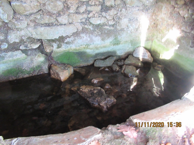 Excavation de la fontaine de Pasquet
