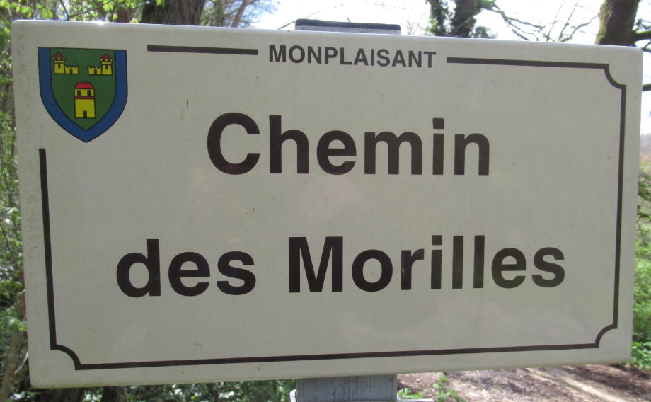 Panneau du chemin