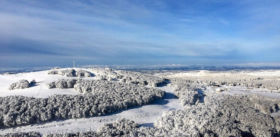 plateau Aubrac neige 