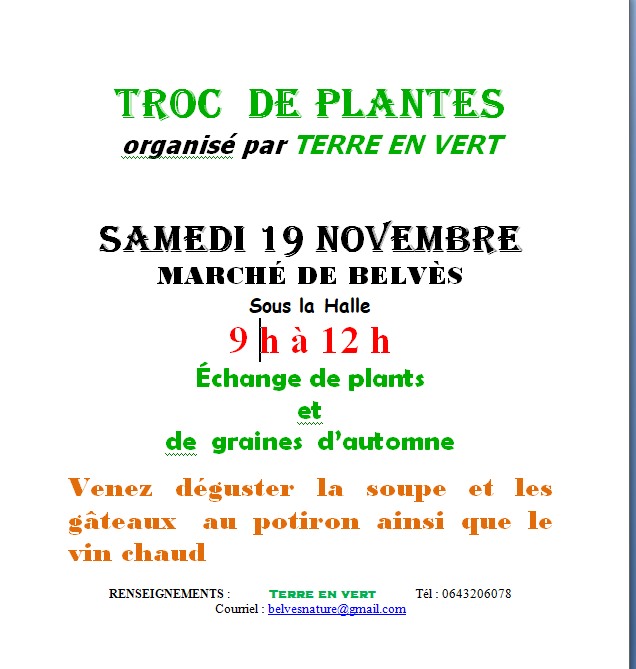 Troc des plants