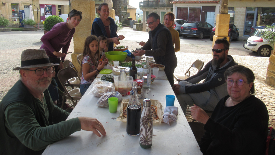 Une sympathique table verte