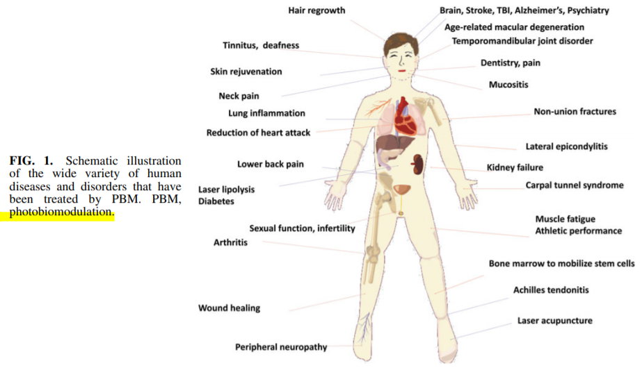 PBM for wide variety of human diseases