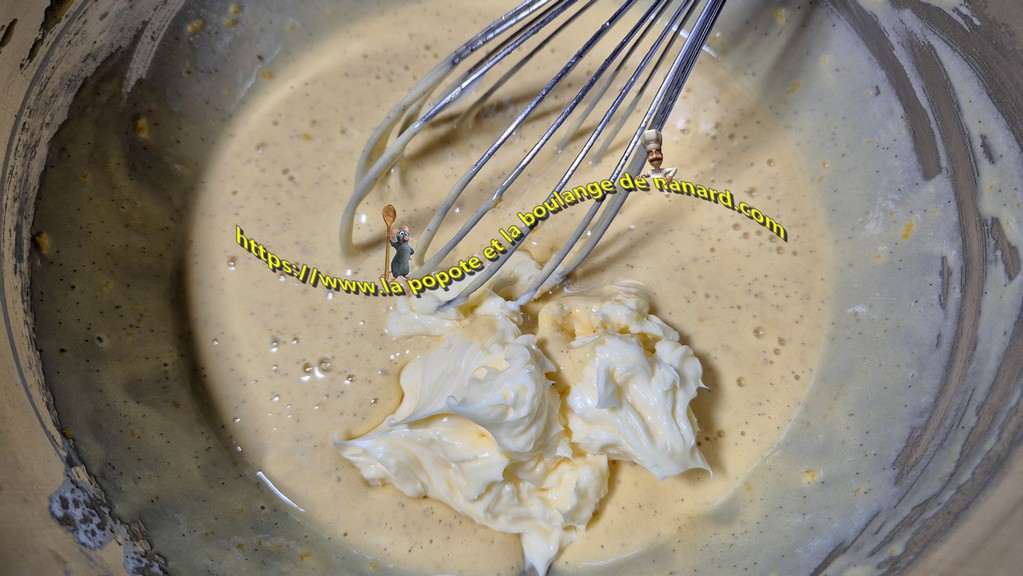 Ajouter le beurre à la pâte
