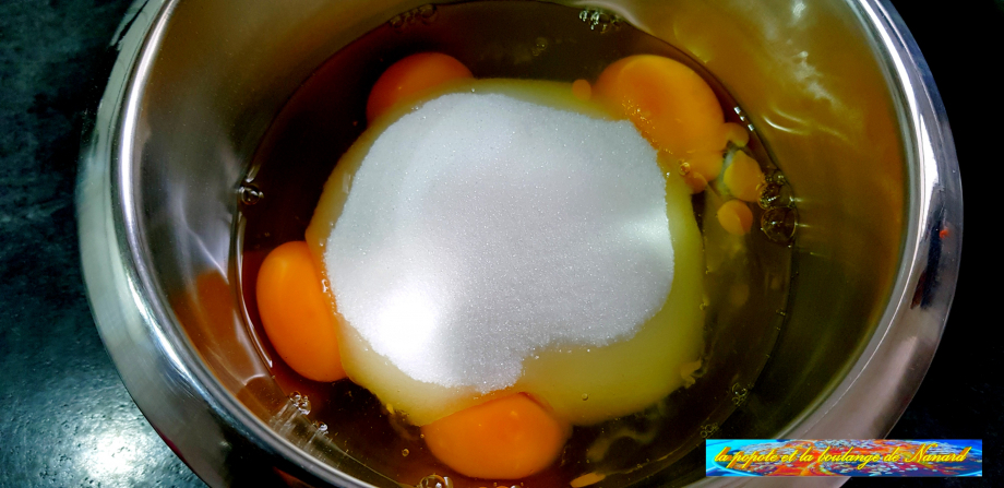 Ajouter le sucre aux œufs