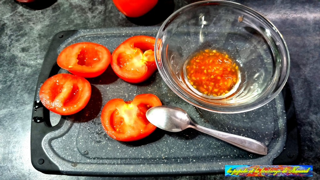 Épépiner les tomates