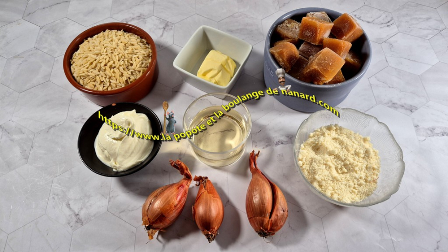 INGRÉDIENTS DU RISOTTO